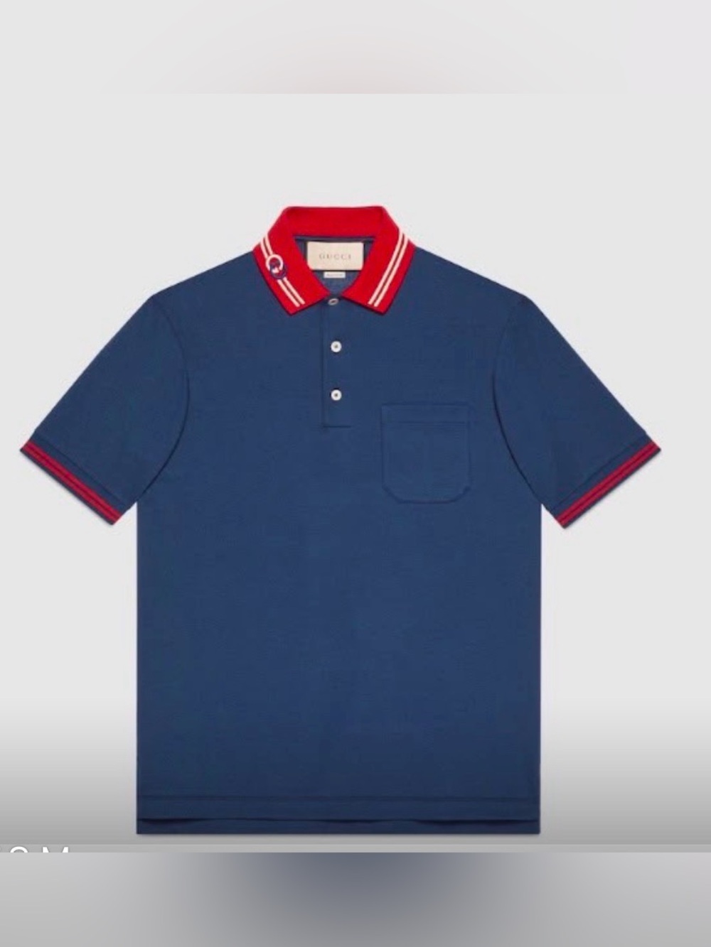 Gucci Cotton piquet polo with interlocking g